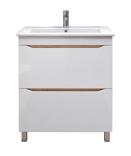 Тумба под раковину Vigo Grani 60 tnGRIELI602Y цвет Белый Дуб золотой 11590₽