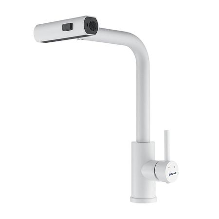 Смеситель для кухни Shevanik S263C цвет Белый 5899₽
