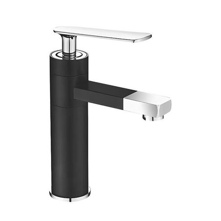 Смеситель для раковины Shevanik S6601H цвет Черный Хром 6045₽