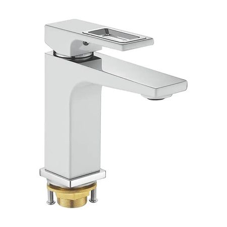 Смеситель для раковины Shevanik S9001F цвет Белый Хром 7792₽