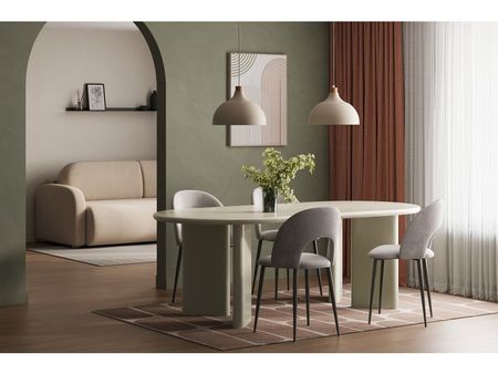 Обеденная группа divanru Алмонт Glossy Beige 81950₽