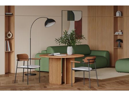 Обеденная группа divanru Данэм 120 Ясень натуральный 70970₽