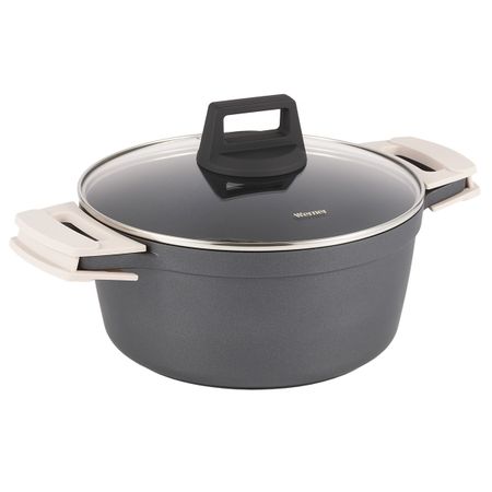 Алюминиевая кастрюля Werner Nero 52087 24 см43 л 5200₽