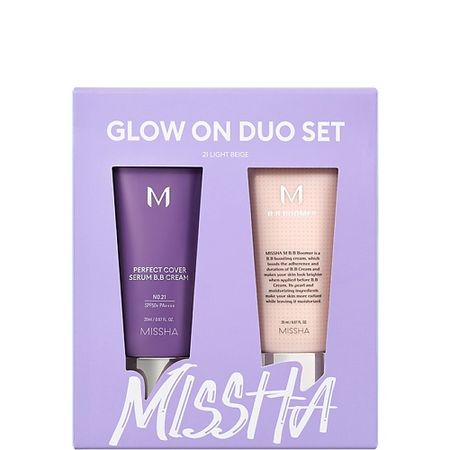 Набор средств для лица MISSHA Набор Glow (bb-крем № 21 + праймер)