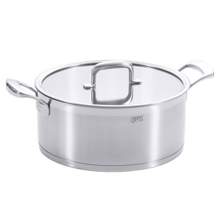 Кастрюля из нержавеющей стали Gipfel Prestige 1237 28 см67 л 11992₽