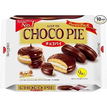 Lotte Choco Pie Party Pack | 9 штук x 10 пакетиков
