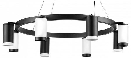 Люстра Lightstar Rullo LR01837436476 цвет плафонаподвески Белый Черный цвет арматуры Черный 32983₽