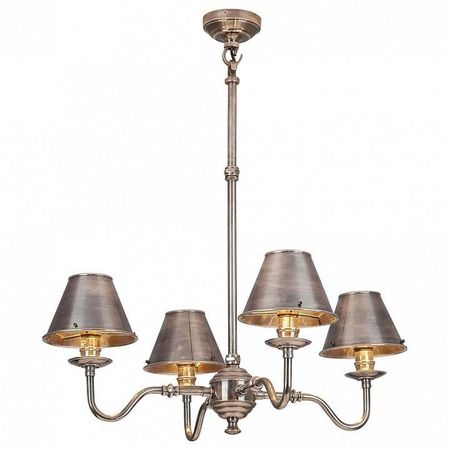 Люстра на штанге Covali PL-51117 цвет плафонаподвески Латунь цвет арматуры Серебро 113280₽