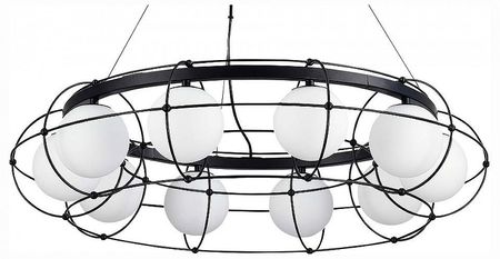 Люстра ST-Luce Beata SL118940310 цвет плафонаподвески Опал цвет арматуры Черный 29440₽