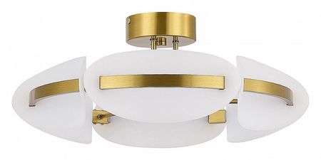 Люстра на штанге ST-Luce ETO1LE SL1304.302.45 цвет плафона/подвески Белый, цвет арматуры Латунь