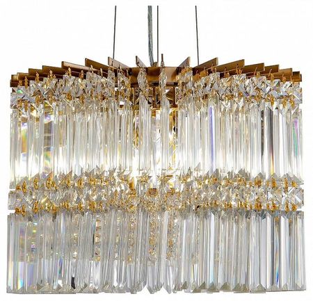 Люстра Zortes Ice Queen ZRS3051406 цвет плафонаподвески Прозрачный цвет арматуры Латунь 32480₽