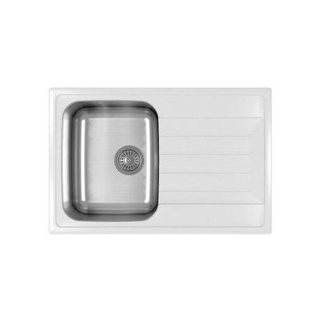 Кухонная мойка Dr Gans Дуэт 76 26120B0760401 цвет Белый 10622₽