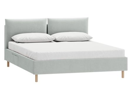 Кровать divanru Коверти 160 Velvet Silver 40990₽