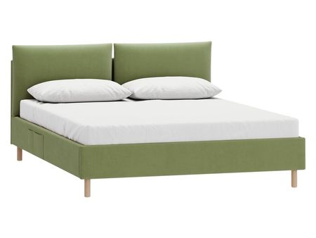 Кровать divanru Коверти 160 Velvet Olive 40990₽