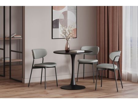 Обеденная группа divanru Тюлип 2 80 Черный 40960₽