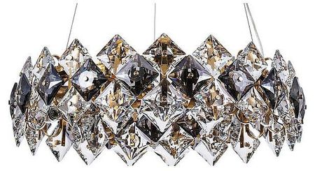 Люстра Divinare Rosalinda 720417 LM-8 Прозрачная Дымчатая Латунь 72990₽