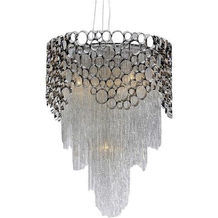 Люстра Crystal Lux Hauberk SP-PL6 D45 Никель