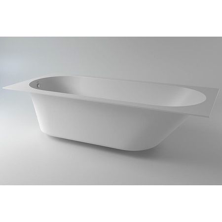 Ванна из искусственного камня Holbi Orion 168x74 101007111 Белая матовая 87782₽