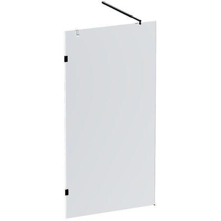 Душевая перегородка AMPM X-Joy 100 W94UWI-100-F1-BTE профиль Черный матовый стекло прозрачное 19290₽