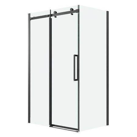 Душевой уголок Grossman Classic 130x100 120K330413102100 профиль Черный матовый стекло прозрачное 50500₽