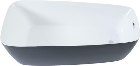 Акриловая ванна Aquanet Family Trend 90778-GW-MB 170x78 292984 цвет Черный матовый Белый 103670₽