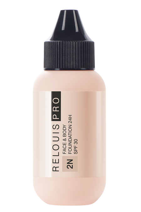 Крем тональный Face&Body Foundation 24H SPF30  RELOUIS тон:2N средний нейтральный 30мл