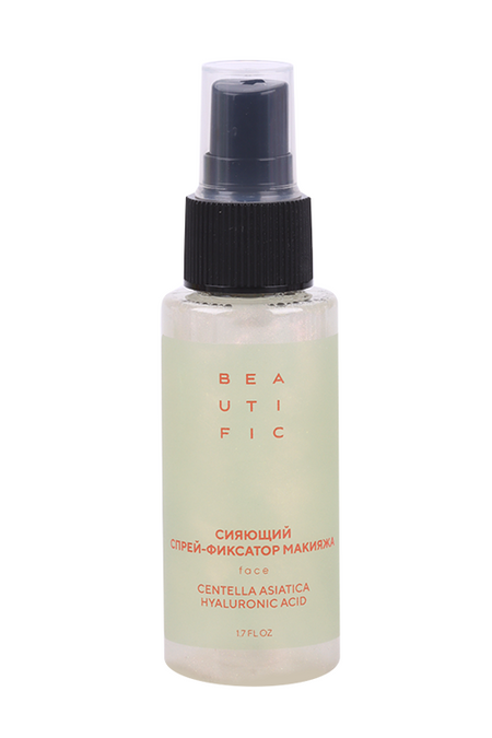 Спрей-фиксатор Beautific Glow For Real сияющий д/макияжа 50 мл