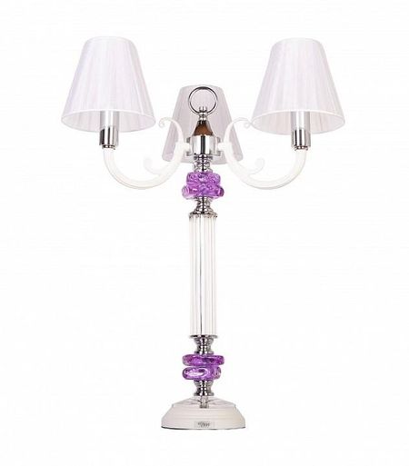 Настольная лампа Manne Manne TL7810-3 PURPLE цвет плафонаподвески Белый цвет арматуры Хром 13830₽