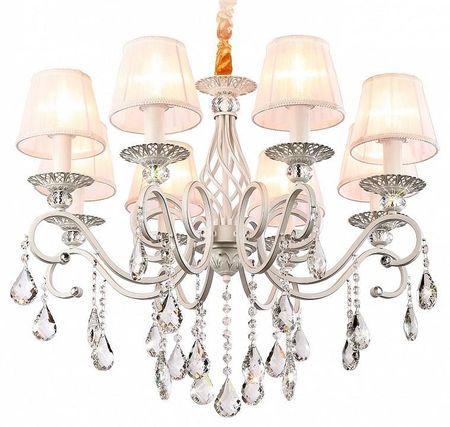 Люстра Ambrella Light TR TR4548 цвет плафонаподвески Белый Прозрачный цвет арматуры Белый Серебро 23850₽