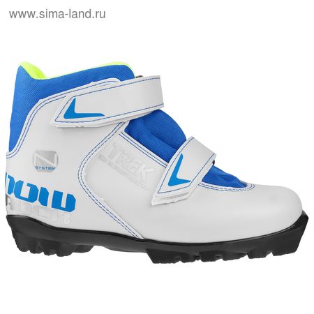 Ботинки лыжные TREK Snowrock, NNN, р. 37, искусственная кожа, белые