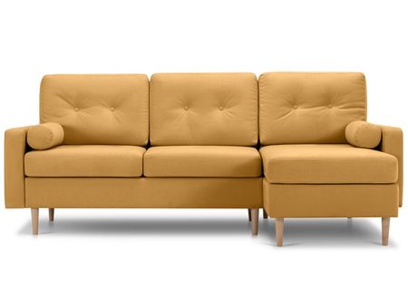 Диван угловой divanru Динс Velvet Yellow 64990₽