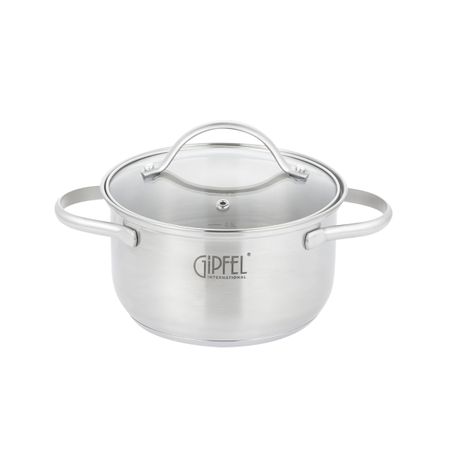 Кастрюля из нержавеющей стали Gipfel Azalea 51059 16 см15 л 4490₽