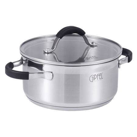 Кастрюля из нержавеющей стали Gipfel Metropole 1733 18 см18 л 3992₽