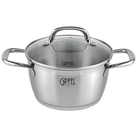 Кастрюля из нержавеющей стали Gipfel Era 1378 20 см3 л 5592₽