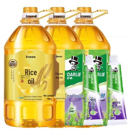 Darlie Toothpaste & Arowana Rice Bran Oil Bundle