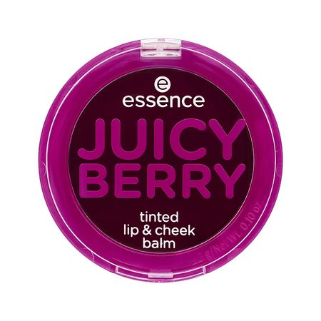 Бальзам для губ и лица ESSENCE JUICY BERRY с pH-реагирующей текстурой