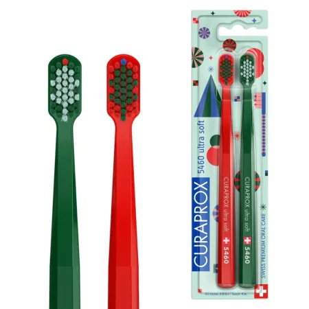 Набор зубных щеток Curaprox Curaprox 5460 Duo Christmas 2025 2150₽