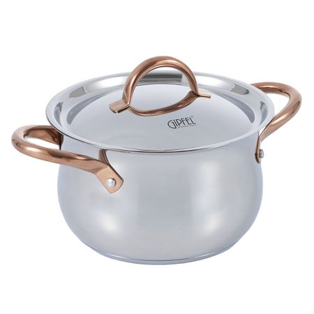 Кастрюля из нержавеющей стали Gipfel Absolute 2754 20 см39 л 10392₽