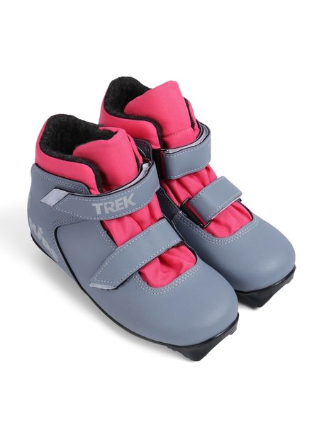 Ботинки лыжные детские Kids4 TREK, NNN, р. 33, искусственная кожа, цвет металлик