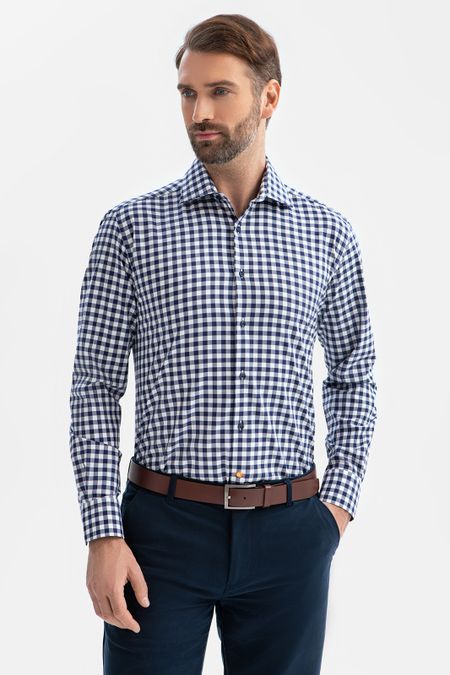 Сорочка из хлопка в клетку 5990₽