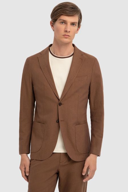 Пиджак из хлопка льна и тенсела 32990₽