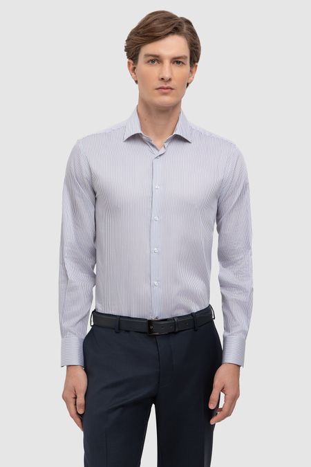 Сорочка из хлопка из итальянской ткани Monti с защитой от пятен 0₽