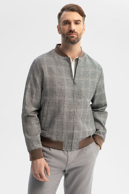 Бомбер изо льна и хлопка 12990₽