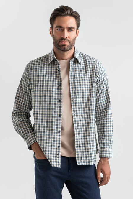 Фланелевая рубашка в клетку 3990₽