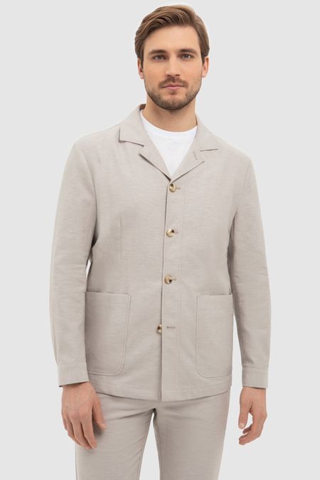 Пиджак из хлопка и льна 19990₽