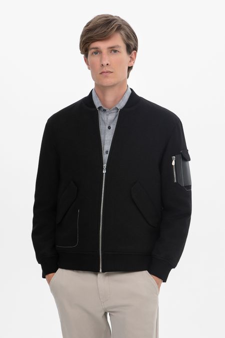 Бомбер из смесовой шерсти Limited edition 0₽