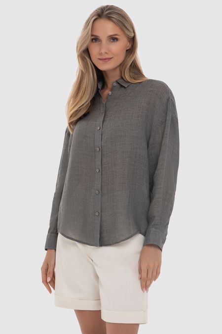 Свободная рубашка из рами 9990₽