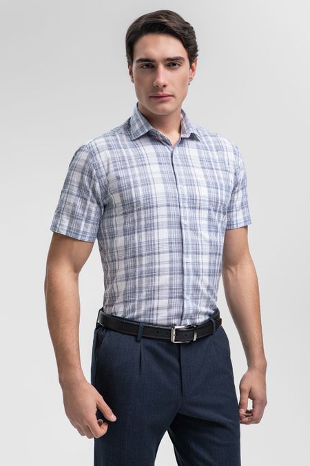 Сорочка с коротким рукавом из австрийской ткани Getzner 5990₽