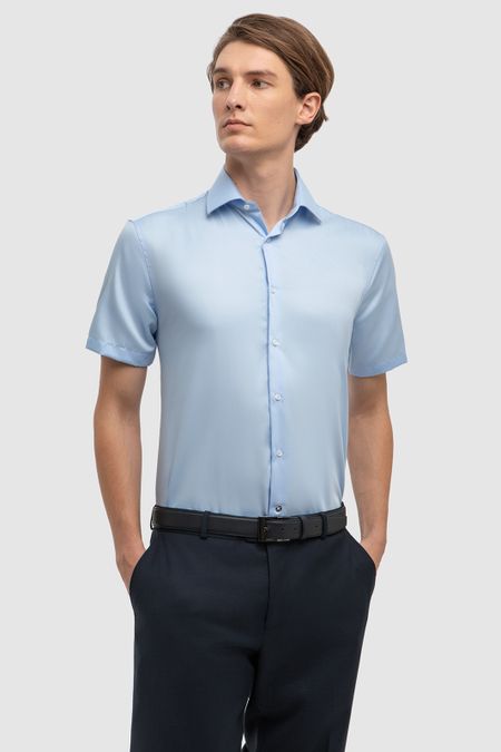 Сорочка с коротким рукавом свободный фасон 0₽