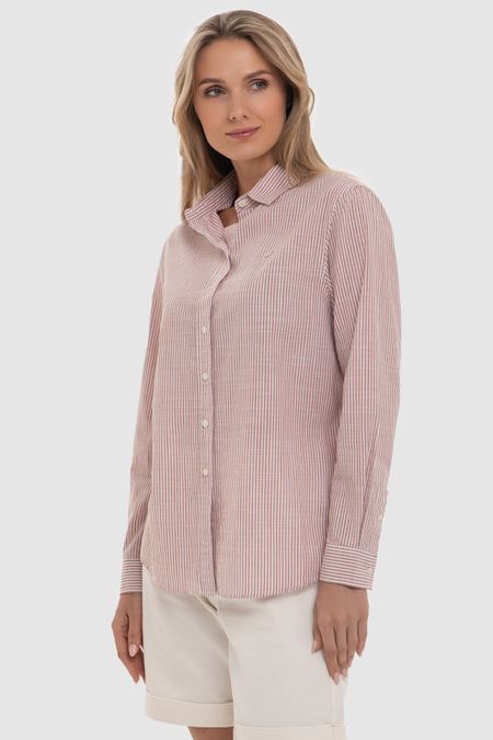 Рубашка из хлопка в полоску 5990₽